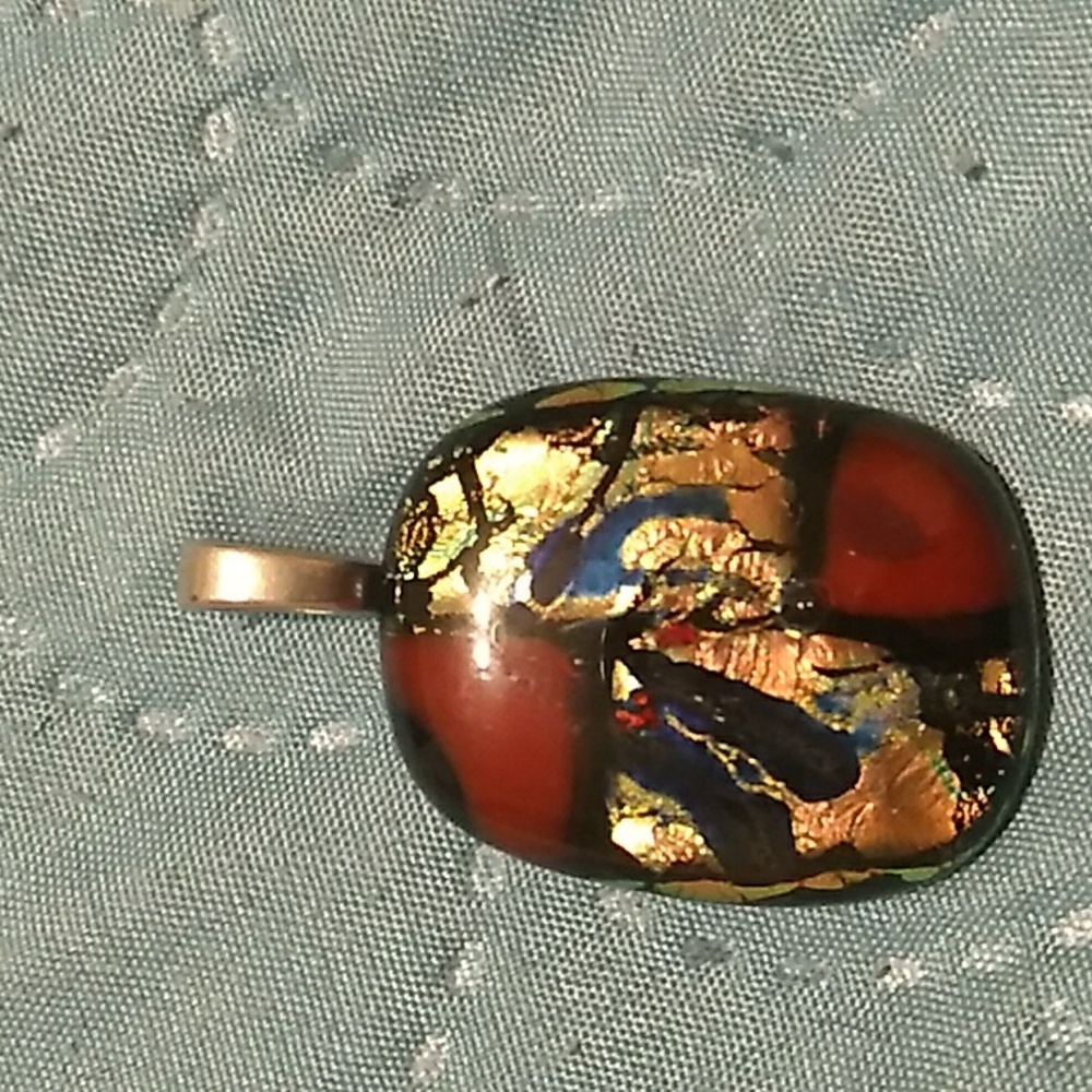 Art to Wear Glass Pendant
